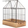 Clayre & Eef Mini skleník 26x17x32 cm - dekoratívny