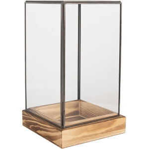 Clayre & Eef Mini skleník 14x14x24 cm -...