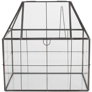 Clayre & Eef Mini skleník 25x16x26 cm -...