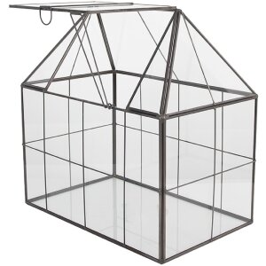 Clayre & Eef Mini skleník 25x16x26 cm -...