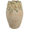 Clayre & Eef 6TE0582 Kvetináč Ø 18x27 cm Béžovo-žltý Terakotový