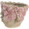 Clayre & Eef 6TE0583 Kvetináč Ø 18x15 cm Béžovo-ružový