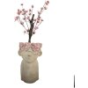 Clayre & Eef 6TE0584L Kvetináč 20x19x31 cm Béžovo-ružový