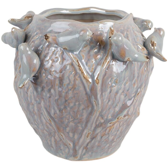 Clayre & Eef 6TE0586 Kvetináč terakota Ø 25x20 cm