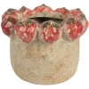 Clayre & Eef 6TE0588M terakotový kvetináč Ø 15x11 cm