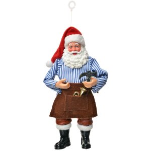 Clayre & Eef Záves Santa Claus 10x6x17 cm