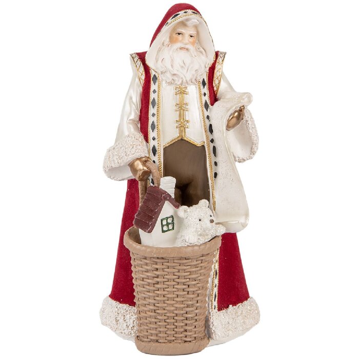 Dekorácia Santa Claus Clayre & Eef 15x14x29 cm