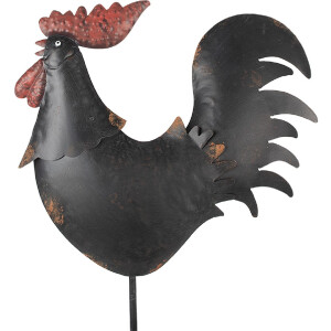 Clayre & Eef Dekorácia Kohút 33x12x64 cm