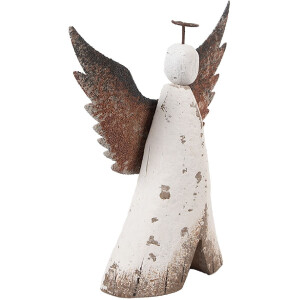Clayre & Eef Dekoračný anjel 14x4x15 cm