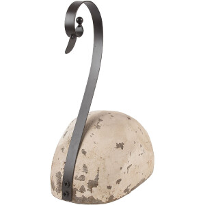 Clayre & Eef 6H2433L Dekoračný labuť 25x11x27 cm