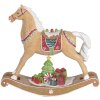 Clayre & Eef 6PR5415 Dekoračný hojdací koník 26x7x24 cm