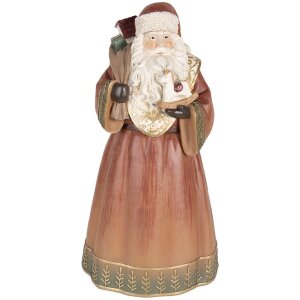Clayre & Eef Dekorácia Santa Claus 20x18x39 cm...
