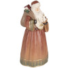 Clayre & Eef Dekorácia Santa Claus 20x18x39 cm Červená a zlatá