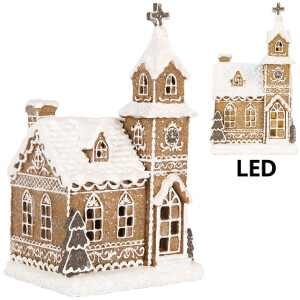 Clayre & Eef 6PR5375 Dekorácia Dom s LED...