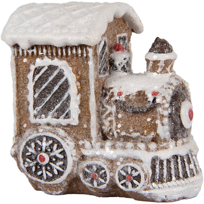Clayre & Eef 6PR5376 Dekoračná lokomotíva 5x3x5 cm