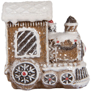 Clayre & Eef 6PR5376 Dekoračná lokomotíva 5x3x5 cm