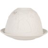 Clayre & Eef 6CE2211 Svietnik Ø 12x8 cm biely