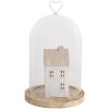 Clayre & Eef 6GL5360 Sklenená clona Ø 14x22 cm