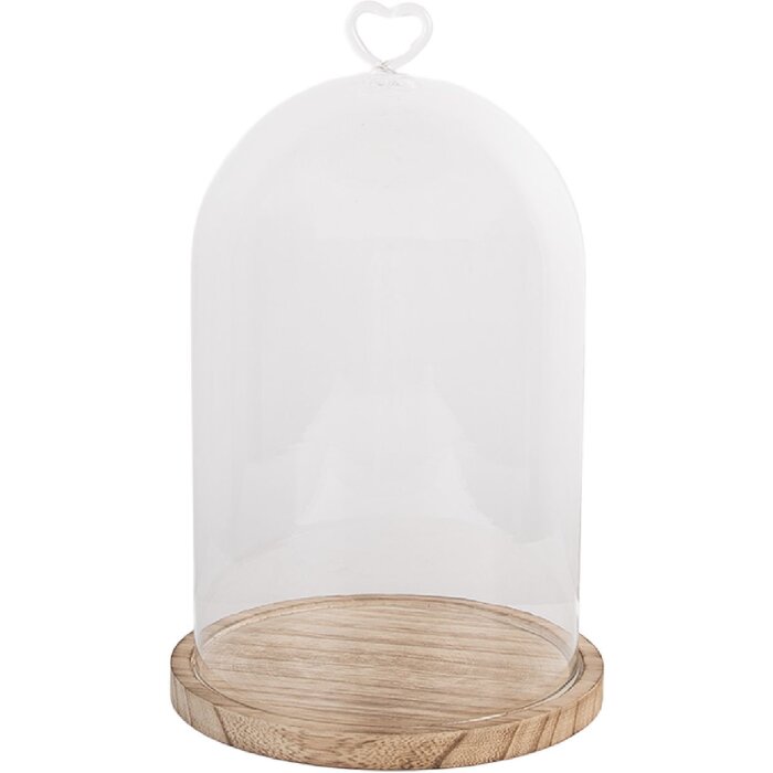 Clayre & Eef 6GL5361 Sklenená clona Ø 17x27 cm