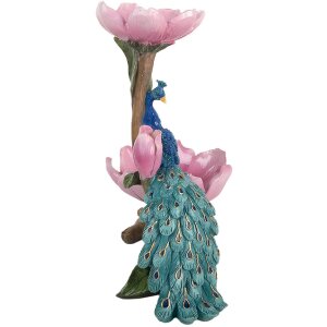 Clayre & Eef 6PR5799 Dekoratívna misa 18x12x24 cm Modro-ružová