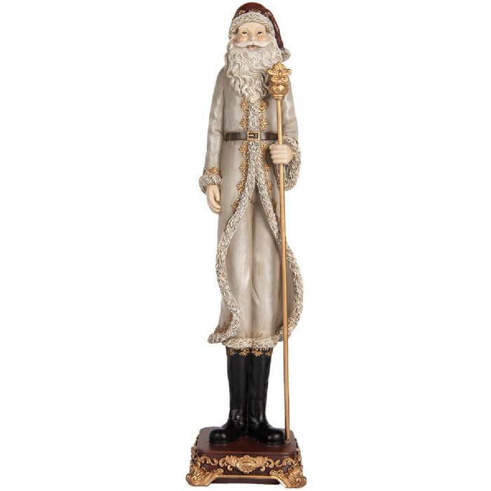 Dekorácia Santa Claus Clayre & Eef 10x10x42 cm
