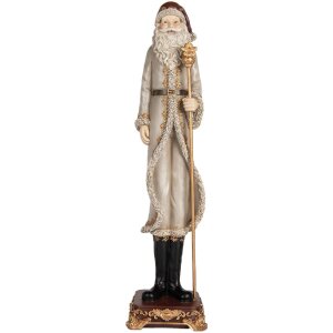 Dekorácia Santa Claus Clayre & Eef 10x10x42 cm