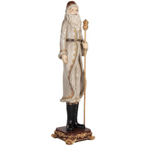 Dekorácia Santa Claus Clayre & Eef 10x10x42 cm
