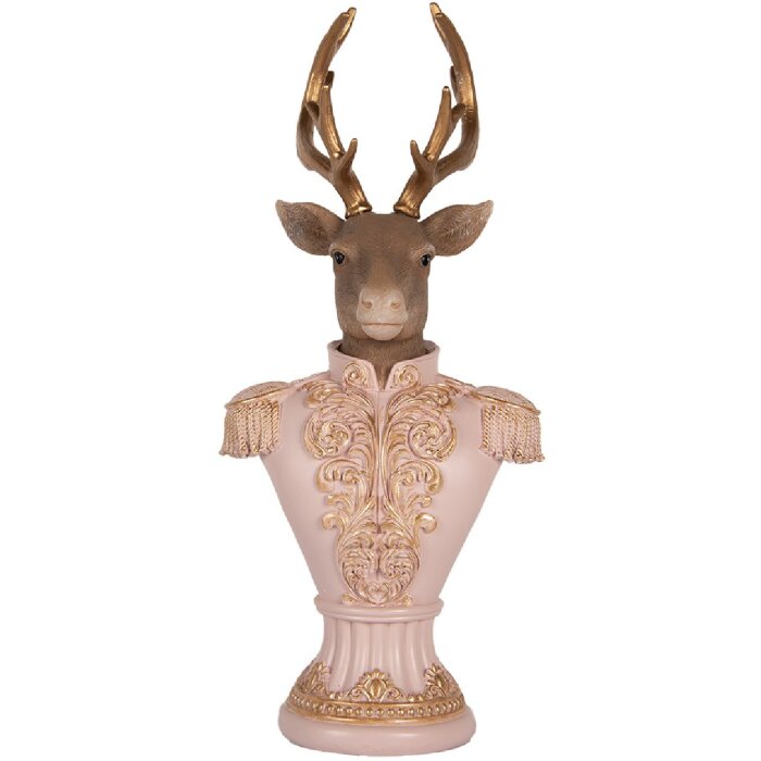 Clayre & Eef 6PR5370 Dekoračná hlava jelena 16x14x36 cm