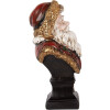 Clayre & Eef 6PR5589 Dekoračná busta Santa Claus 10x8x17 cm červená