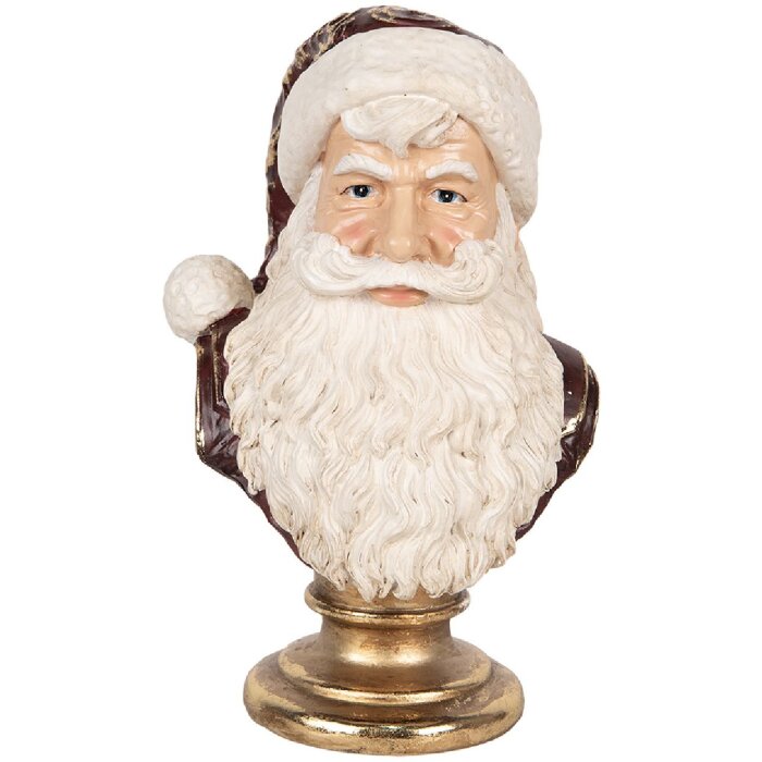 Clayre & Eef Busta Santa Claus 17x15x27 cm - Vianočná dekorácia