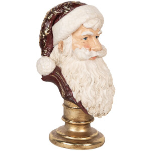 Clayre & Eef Busta Santa Claus 17x15x27 cm - Vianočná dekorácia