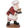 Clayre & Eef 6PR5695 Dekorácia Santa Claus 17x16x28 cm