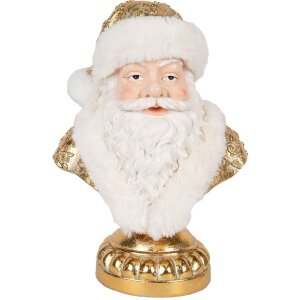 Clayre & Eef Dekoračná busta Santa Claus...