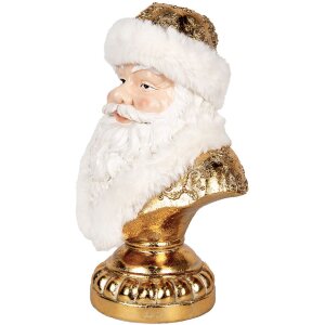 Clayre & Eef Dekoračná busta Santa Claus...