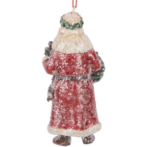 Clayre & Eef Závesník Santa Claus 5x4x12 cm