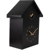 Clayre & Eef 6KL0838Z Nástenné hodiny 20x10x26 cm Čierne, 3xAA