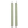 Clayre & Eef 6CA0002GR LED sviečky Set 2 Ø 2x25 cm