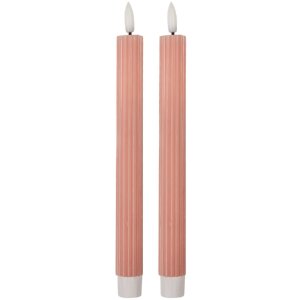 Clayre & Eef 2x LED sviečka Ružová 25 cm
