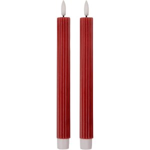 Clayre & Eef 2 LED sviečky Ružové 2x25 cm