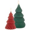 Clayre & Eef 6CA0005 LED sviečka vianočný stromček Ø 8x13 cm