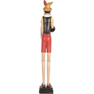 Clayre & Eef Pinocchio 12x11x68 cm Dekoratívna figúrka