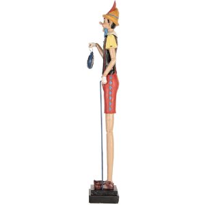 Clayre & Eef Pinocchio 12x11x68 cm Dekoratívna figúrka