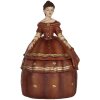 Clayre & Eef Šperkovnica Frau 19x16x29 cm Červená