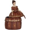 Clayre & Eef Šperkovnica Frau 19x16x29 cm Červená