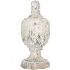Clayre & Eef Dekoračný Ornament Béžovo-Šedý 19x45 cm