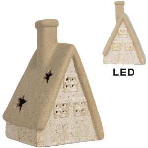 Clayre & Eef Dekoračný domček s LED 15x10x21...