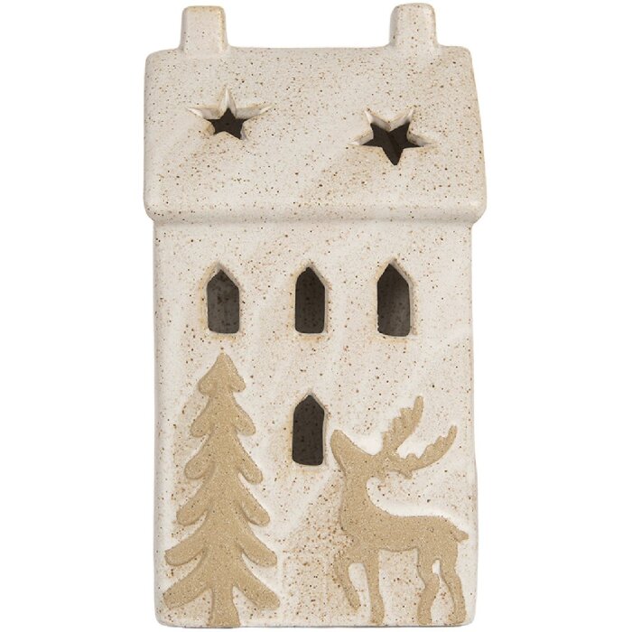 Clayre & Eef 6CE2176L Dekoračný dom s LED 10x9x18 cm