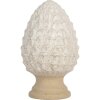 Clayre & Eef 6CE2179 Dekoračná šiška béžová 9x15 cm