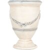 Clayre & Eef 6MG0121 Dekoračný kvetináč béžosivý Ø 23x31 cm