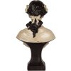 Clayre & Eef 6PR5550 Dekoračná bústna socha Žena 18x12x31 cm Béžovo-hnedá